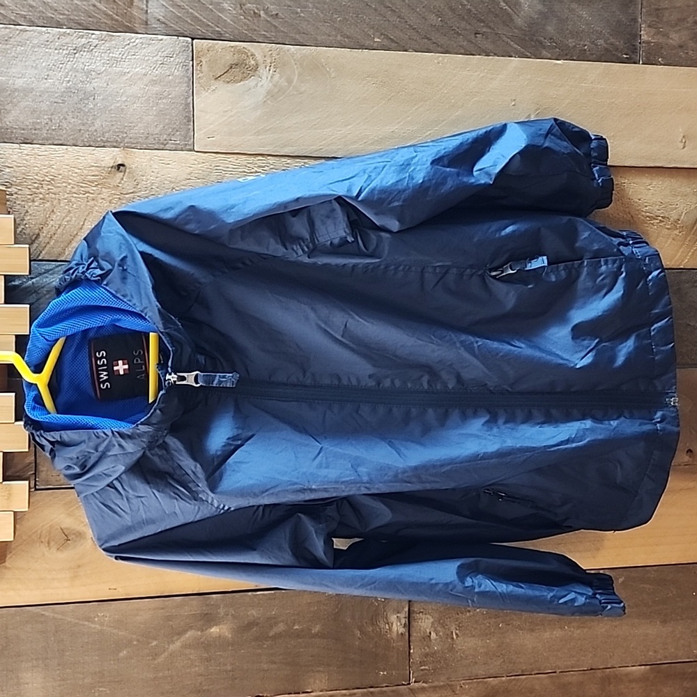 Swiss Alps Kids Rain Jacket / Windbreaker ~ sz L ( 7 )